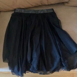 Zara Basic Black skirt Size Large